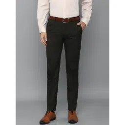 Louis Philippe Black Slim Fit Trousers-picture-16
