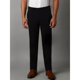 Louis Philippe Black Slim Fit Trousers-picture-39