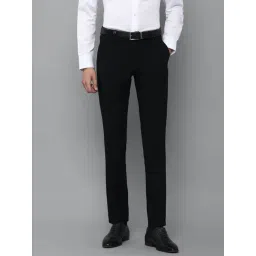 Louis Philippe Black Slim Fit Trousers-picture-24