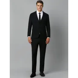Louis Philippe Black Slim Fit Two Piece Suit-picture-24