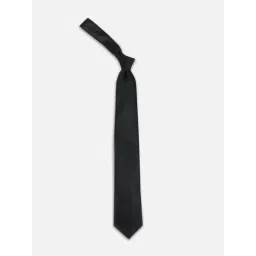 Louis Philippe Black Textured Tie-picture-10