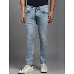 Louis Philippe Blue Cotton Regular Fit Jeans image 1