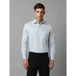 Louis Philippe Blue Cotton Regular Fit Printed Shirt-picture-39