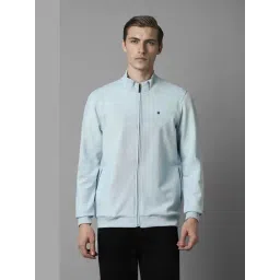 Louis Philippe Blue Cotton Regular Fit Sweatshirt-picture-35