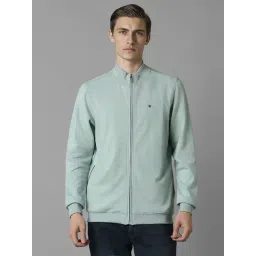 Louis Philippe Blue Cotton Regular Fit Sweatshirt-picture-10