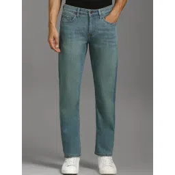 Louis Philippe Blue Cotton Slim Fit Jeans-picture-47