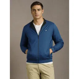 Louis Philippe Blue Regular Fit Jacket-picture-35