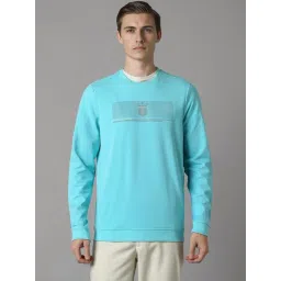 Louis Philippe Blue Regular Fit Printed Sweatshirt-picture-37