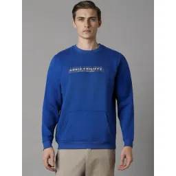 Louis Philippe Blue Regular Fit Printed Sweatshirt-picture-25