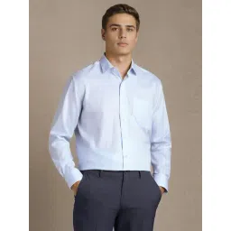Louis Philippe Blue Regular Fit Shirt-picture-33