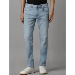 Louis Philippe Blue Slim Fit Jeans-picture-11