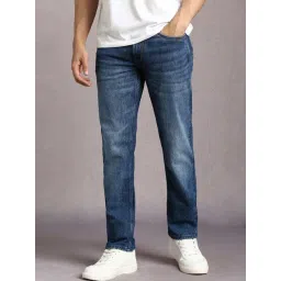 Louis Philippe Blue Slim Fit Solid Jeans-picture-28