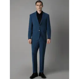 Louis Philippe Blue Slim Fit Two Piece Suit-picture-42