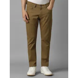 Louis Philippe Brown Cotton Regular Fit Jeans-picture-32