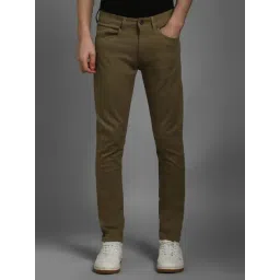 Louis Philippe Brown Cotton Slim Fit Jeans-picture-27