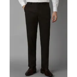 Louis Philippe Brown Slim Fit Trousers-picture-29
