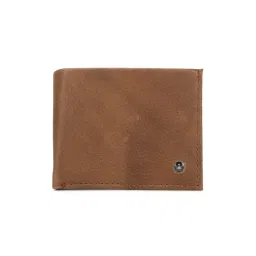 Louis Philippe Brown Textured Bi-Fold Wallet for Men-picture-43