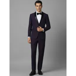 Louis Philippe Checked Tuxedo Slim-Fit 2-Piece Suit-picture-39