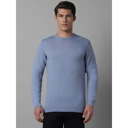 Louis Philippe Crew Neck Full Sleeves Pullover Sweater-picture-27