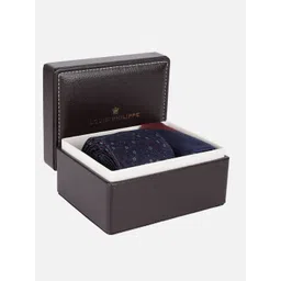 Louis Philippe Embroidered Tie & Pocket Square-picture-40