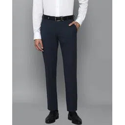 louis philippe Flat-Front Trousers with Insert Pockets-picture-13
