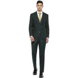 Louis Philippe Gods & Kings Green Slim Fit Three Piece Suit-picture-33