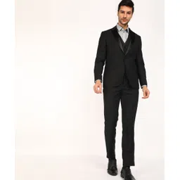 louis philippe Gods & Kings Men Three Piece Suit Checkered Suit-picture-12