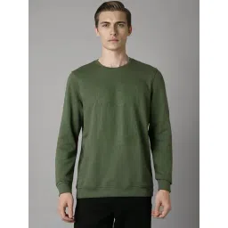 Louis Philippe Green Cotton Regular Fit Printed Sweatshirt-picture-41