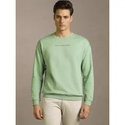 Louis Philippe Green Cotton Regular Fit Sweatshirt-picture-32
