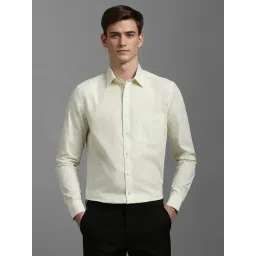 Louis Philippe Green Cotton Slim Fit Printed Shirt-picture-40