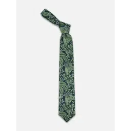 Louis Philippe Green Embroidered Tie-picture-27