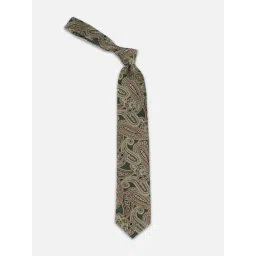 Louis Philippe Green Embroidered Tie-picture-29
