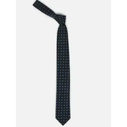 Louis Philippe Green Polyester Embroidered Tie-picture-18