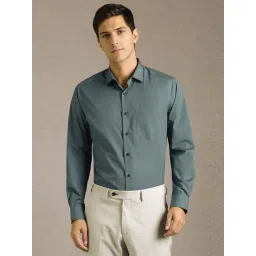 Louis Philippe Green Regular Fit Shirt-picture-14
