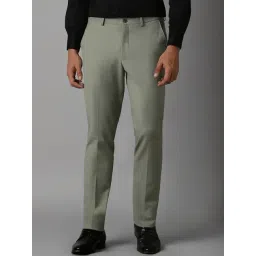 Louis Philippe Green Slim Fit Trousers-picture-11