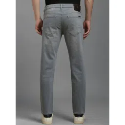 Louis Philippe Grey Cotton Regular Fit Jeans image 2