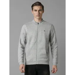 Louis Philippe Grey Cotton Regular Fit Sweatshirt-picture-16