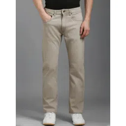 Louis Philippe Grey Cotton Slim Fit Jeans-picture-30