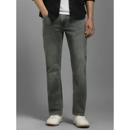 Louis Philippe Grey Cotton Slim Fit Jeans-picture-21