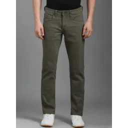 Louis Philippe Grey Cotton Slim Fit Jeans-picture-18