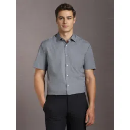 Louis Philippe Grey Regular Fit Shirt-picture-40
