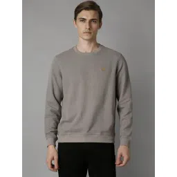Louis Philippe Grey Regular Fit Sweatshirt-picture-28