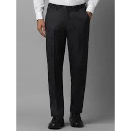 Louis Philippe Grey Regular Fit Trousers-picture-30