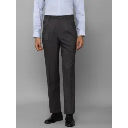 Louis Philippe Grey Regular Fit Trousers-picture-10