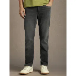 Louis Philippe Grey Slim Fit Jeans-picture-28