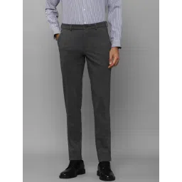 Louis Philippe Grey Slim Fit Trousers-picture-16
