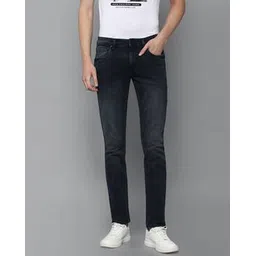 louis philippe Heavily Washed Slim Fit Jeans-picture-16