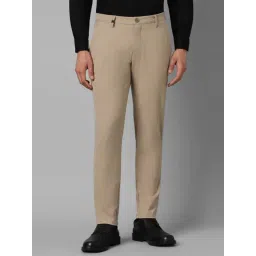 Louis Philippe Khaki Slim Fit Trousers-picture-19