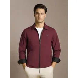 Louis Philippe Maroon Regular Fit Jacket-picture-23