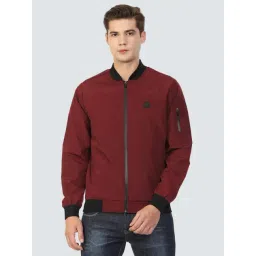 Louis Philippe Maroon Regular Fit Jacket-picture-31
